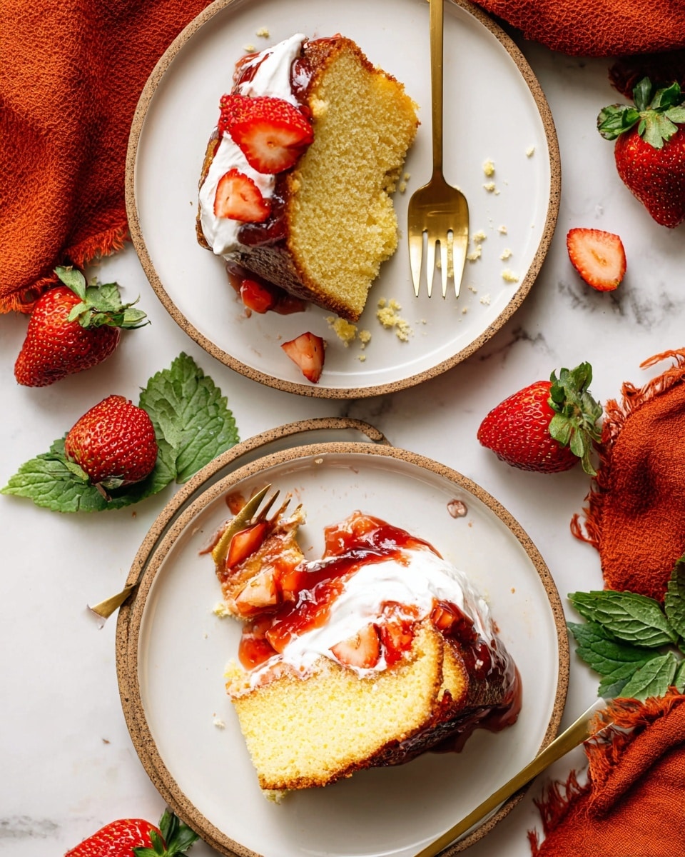 The image shows a top view of three items on a white marbled surface: a white bowl filled with granulated white sugar on the left, a glass jar of Bonne Maman strawberry preserves with a red and white checkered lid on the top right, and a metal bowl containing fresh red strawberries with green leaves at the bottom. The items are placed close together with the strawberries' shiny texture clearly visible inside the metal bowl. photo taken with an iphone --ar 4:5 --v 7