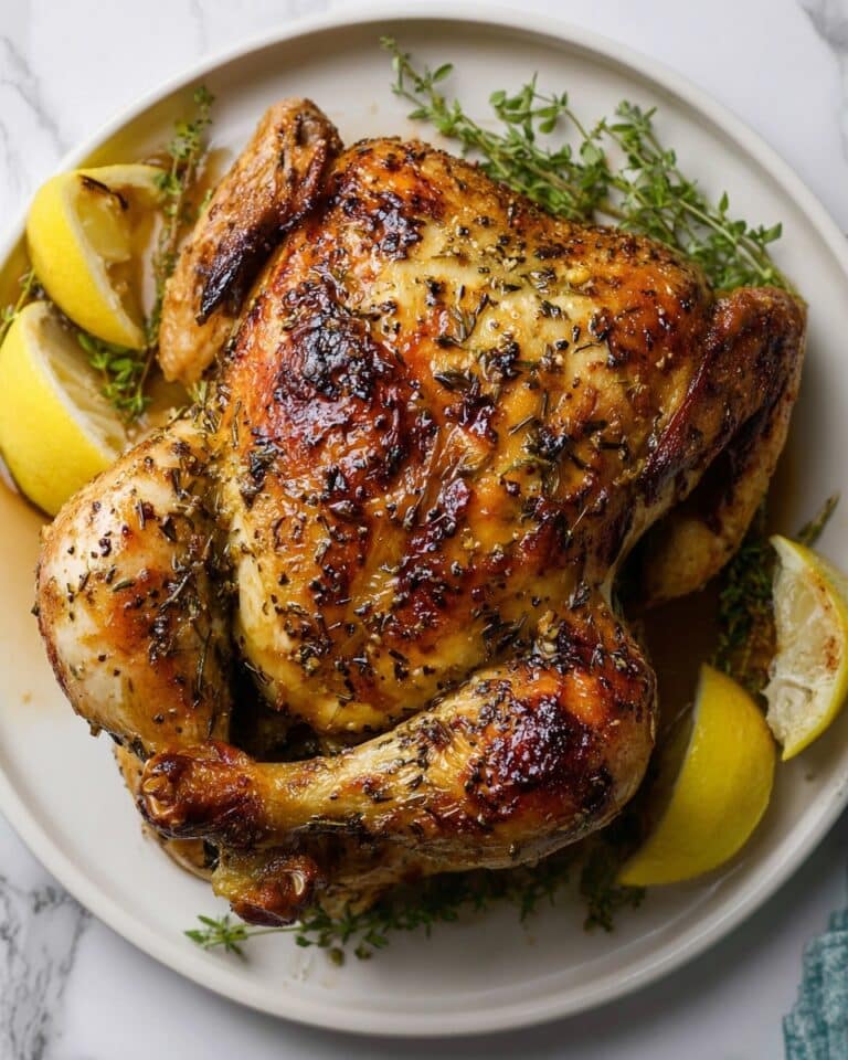 Easy Whole Roast Chicken Recipe