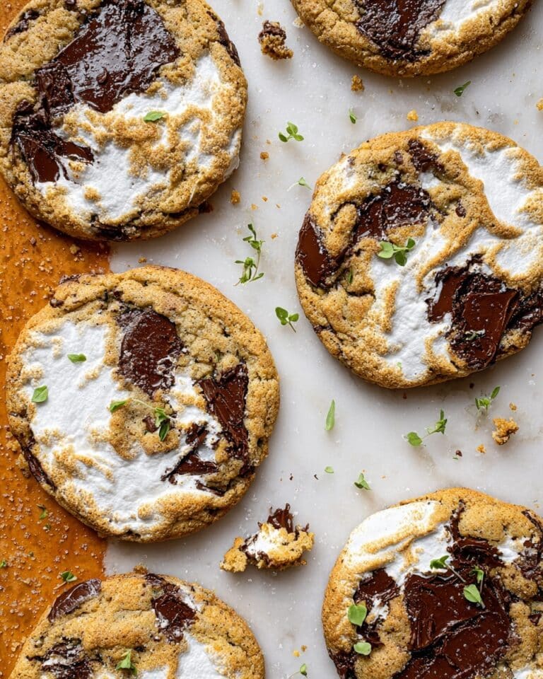 Olive Oil Marshmallow Chocolate Chip Cookies Recipe
