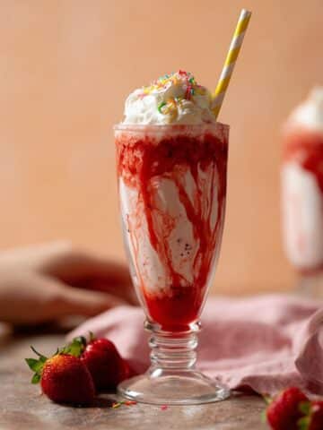 Insanely Good Strawberry Milkshake [Dairy-Free] Recipe