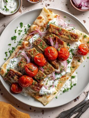 Sheet Pan Chicken Koobideh with Saffron and Spiced Aromatics Recipe