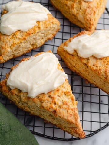 Carrot Cake Scones with Cream Cheese Frosting Recipe