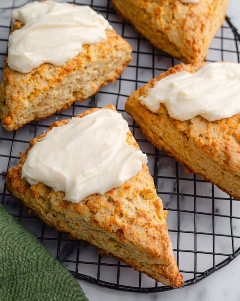 Carrot Cake Scones with Cream Cheese Frosting Recipe
