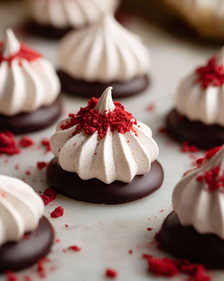 Perfect Chocolate Strawberry Meringue Cookies Recipe