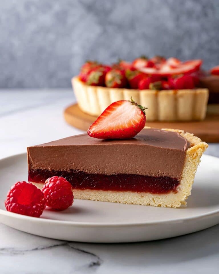 Raspberry and Chocolate Mousse Tart Recipe