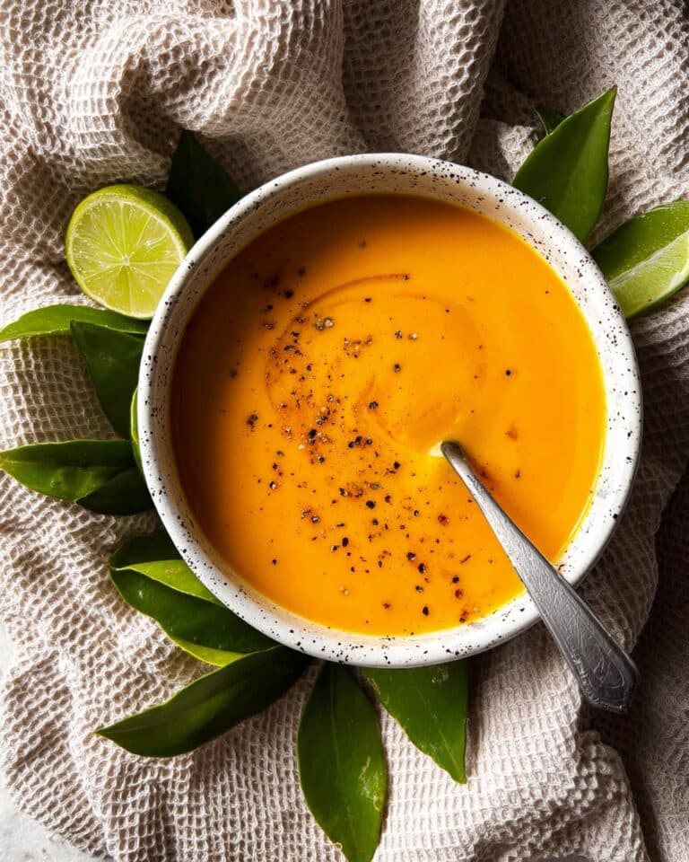 Thai Cauliflower Soup with Coconut and Red Curry Recipe