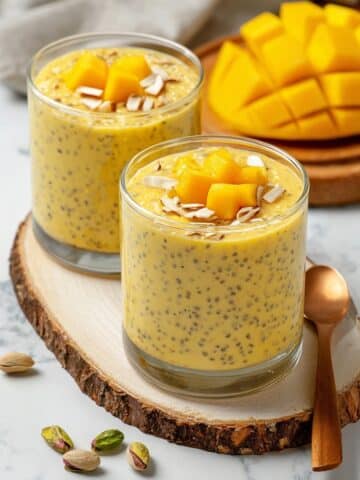 Creamy Mango Overnight Oats Recipe