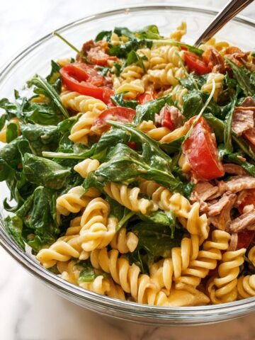 Fresh Tuna Pasta Salad (No Mayo) Recipe