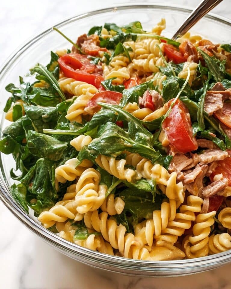Fresh Tuna Pasta Salad (No Mayo) Recipe