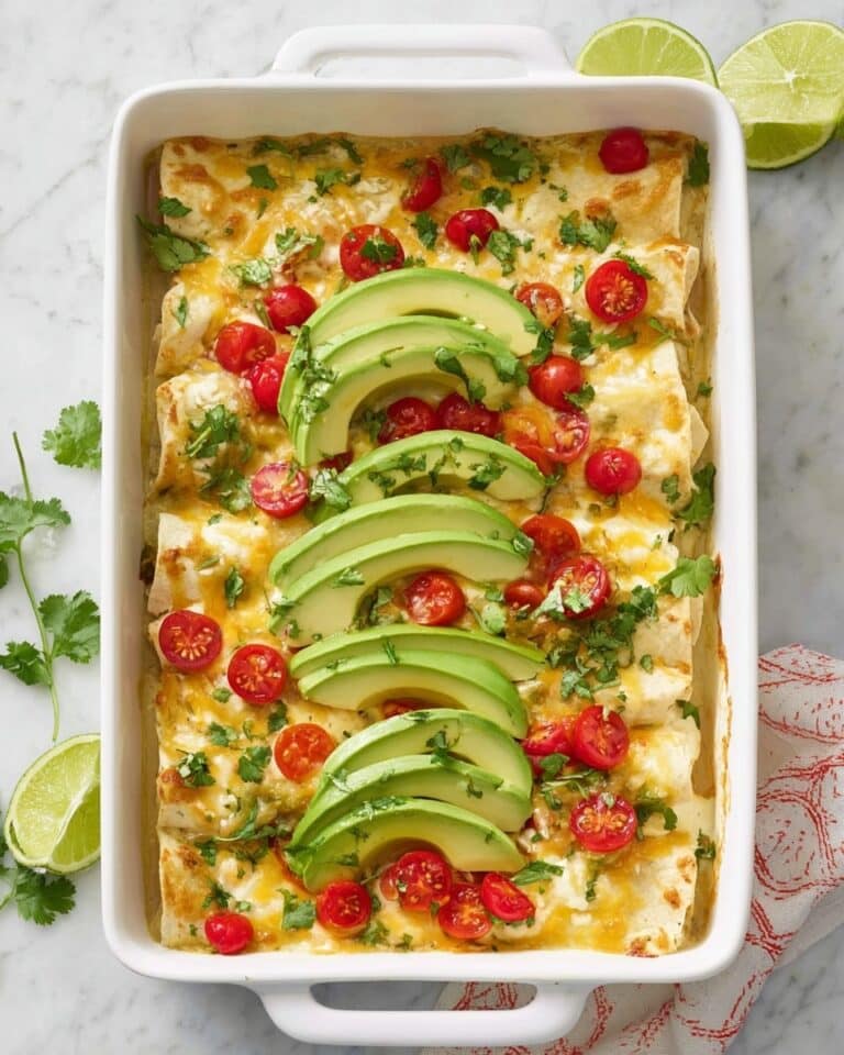 Healthy Green Chile Chicken Enchiladas Recipe