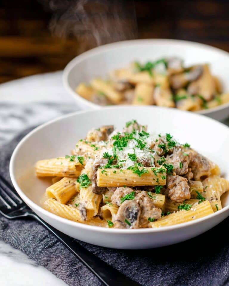 Creamy Pasta Boscaiola Recipe