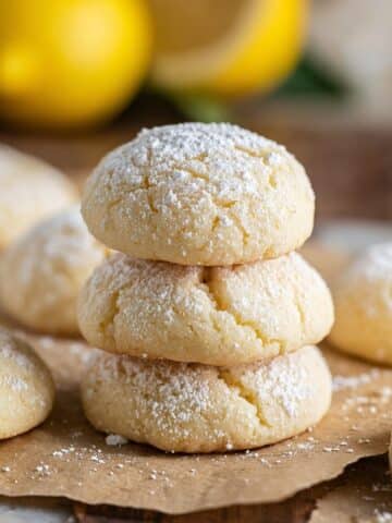 Lemon Vanilla Tea Cookies Recipe