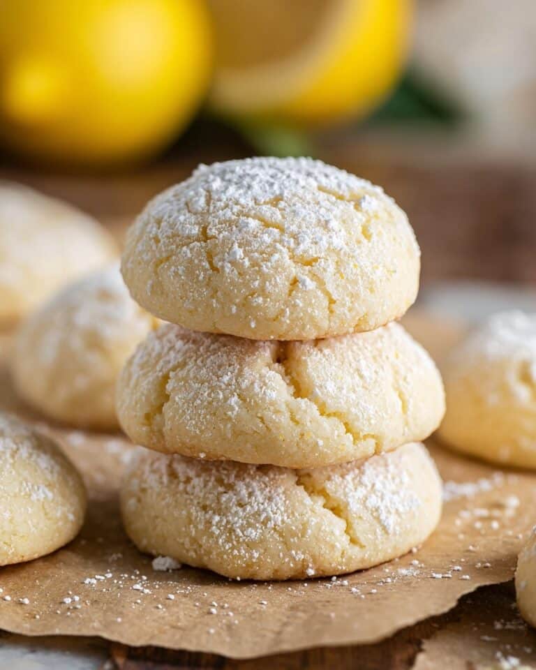 Lemon Vanilla Tea Cookies Recipe