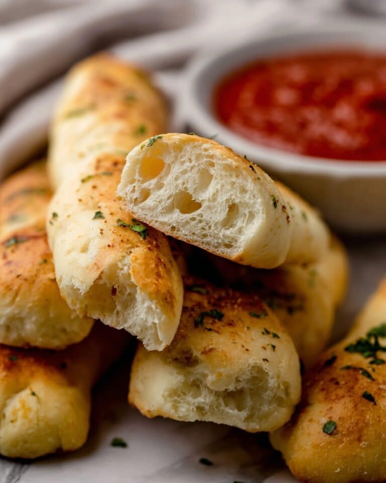 Homemade Garlic Breadsticks Recipe