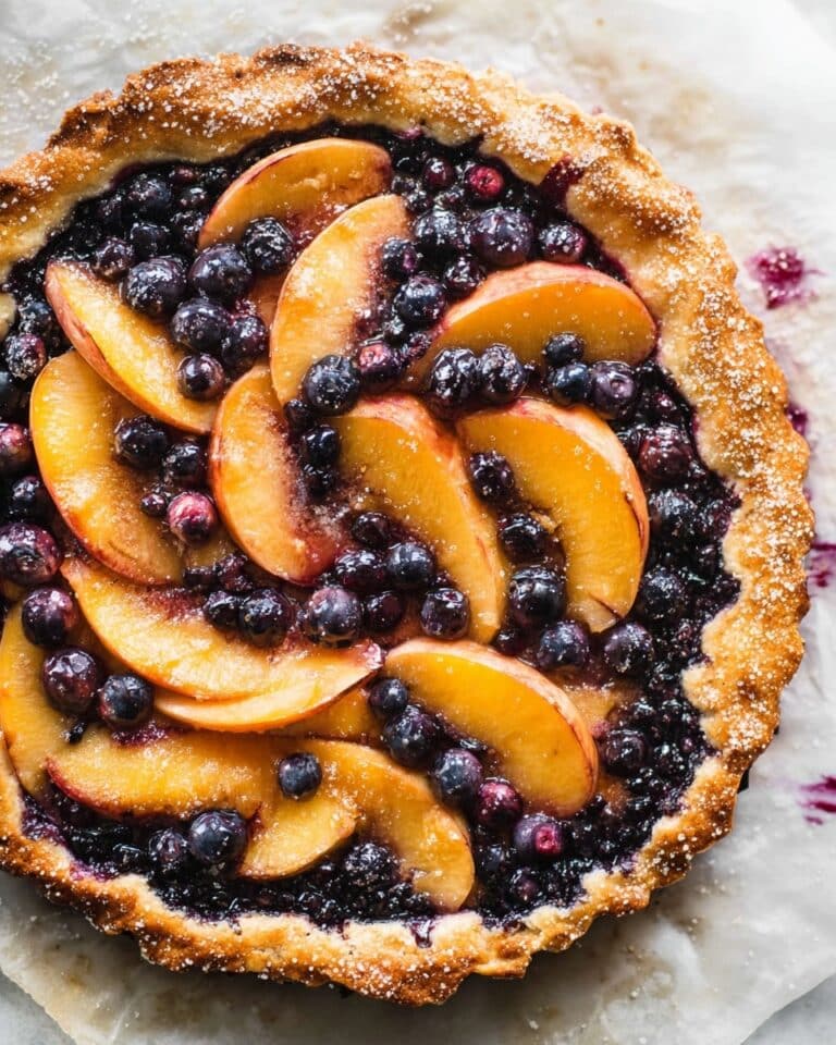 Blueberry Peach Crostata Recipe