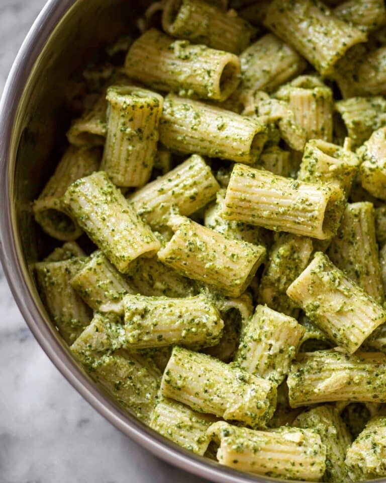 Easy Ricotta Pesto Pasta Recipe