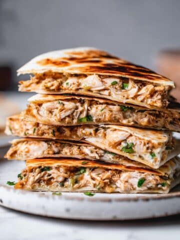 Shredded Chicken Quesadillas Recipe