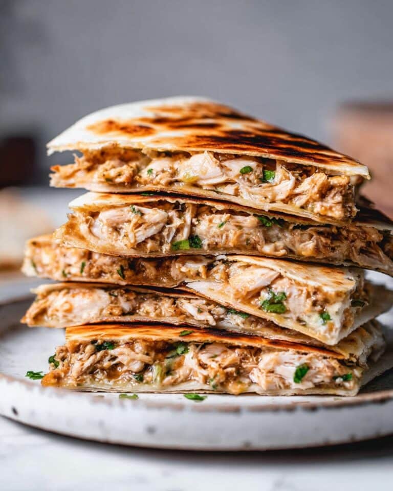 Shredded Chicken Quesadillas Recipe