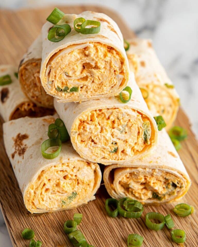 Buffalo Chicken Pinwheels Recipe