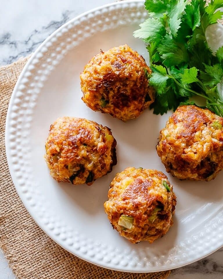 Cheesy Green Chile Sausage Balls Recipe