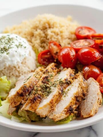 Lebanese Chicken Tawook Bowls Recipe