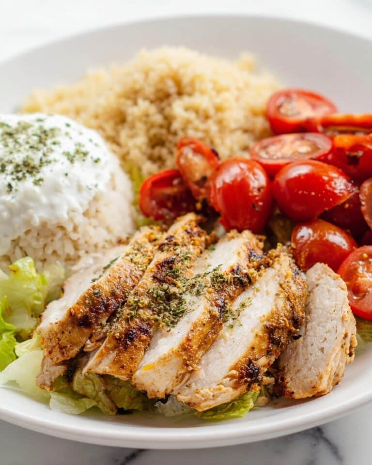 Lebanese Chicken Tawook Bowls Recipe