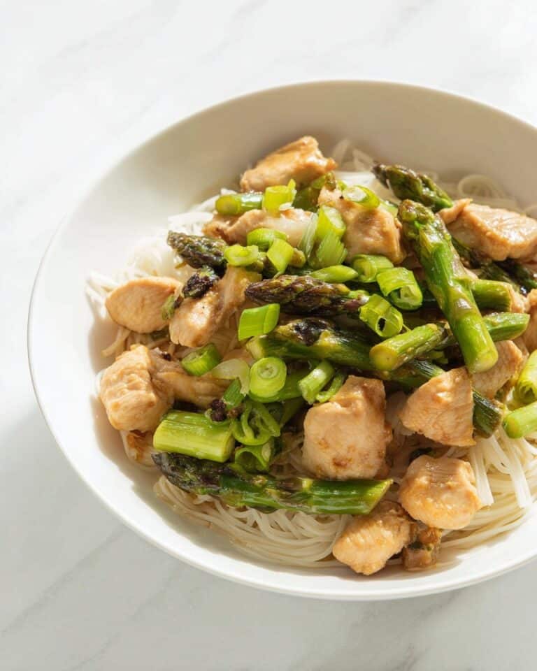 Thai Green Curry Chicken with Asparagus Recipe