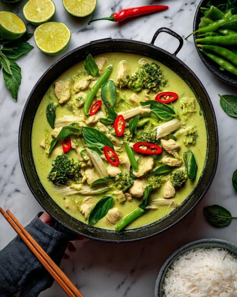Creamy Thai Chicken and Asparagus Green Curry Recipe