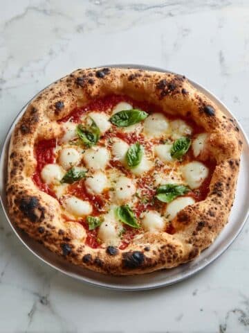 Chewy Neapolitan Style Pizza at Home (Beginners Guide) Recipe