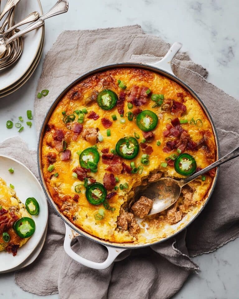 Jalapeño Popper Chicken Skillet (Creamy, Cheesy & Loaded!) Recipe