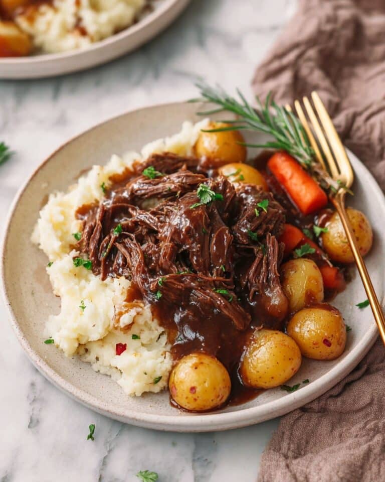 Slow Cooker Sirloin Tip Roast Recipe (Fall-Apart Tender!) Recipe