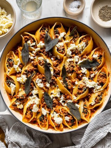 Spicy Pumpkin and Feta Stuffed Shells Recipe