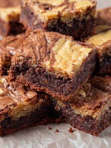 Homemade Marble Brownies Recipe