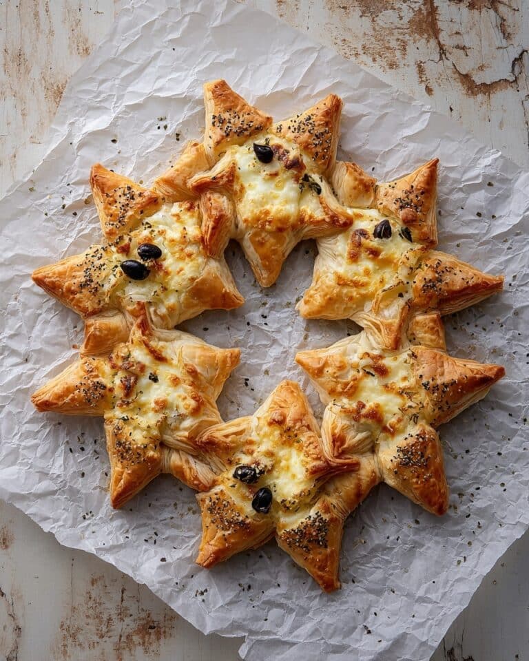 Puff Pastry Star Appetizer Recipe