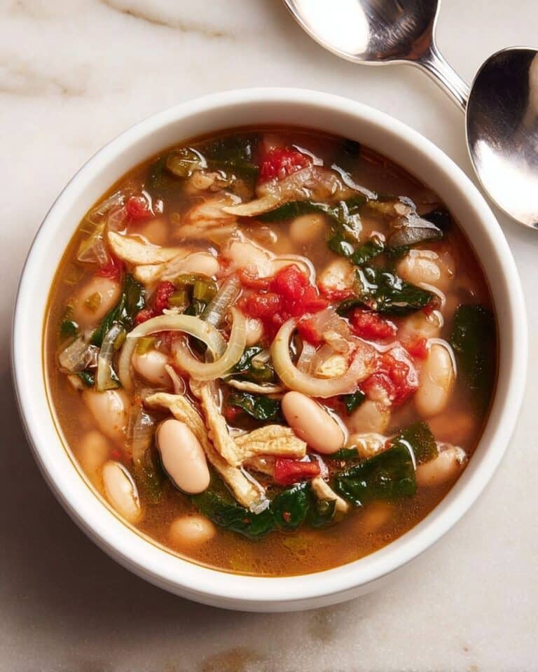 Fennel Soup with Cannellini Beans and Spinach Recipe