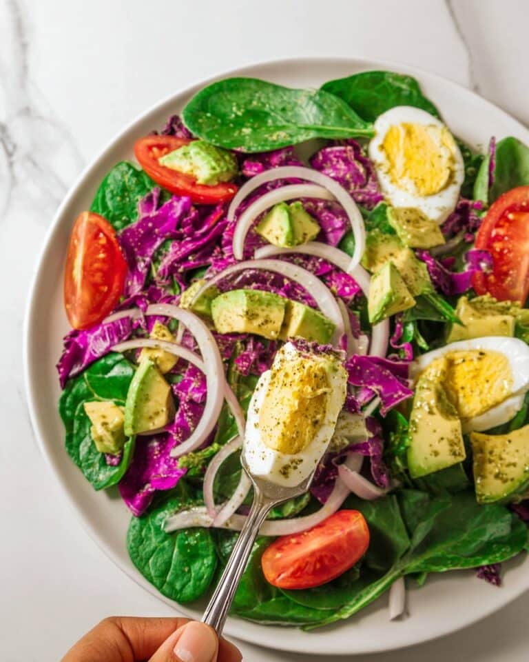 Spinach Cobb Salad Recipe