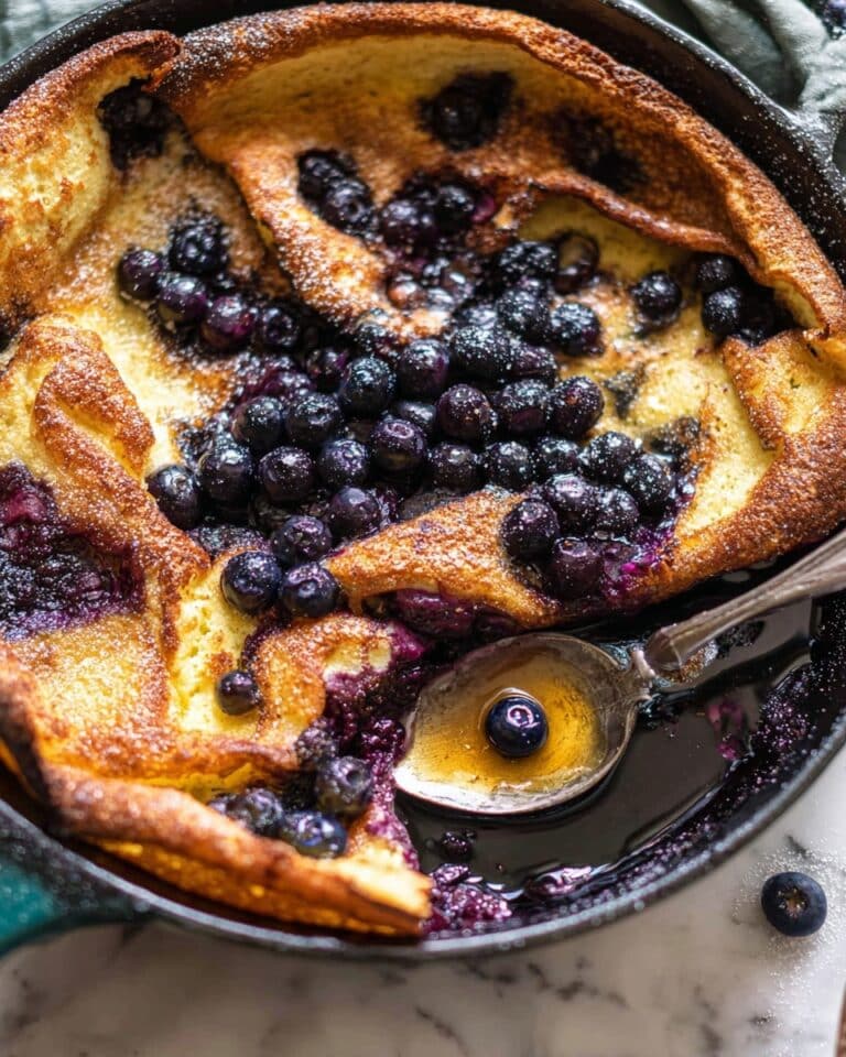 Blueberry Lemon Dutch Baby Recipe