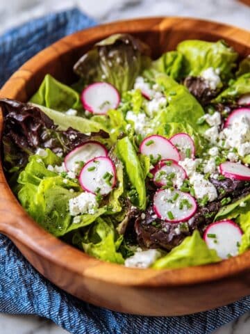 Butter Lettuce Salad with Snap Peas and Radishes Recipe