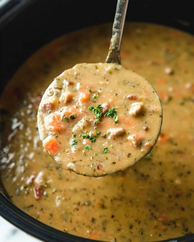Slow Cooker Split Pea Soup Recipe