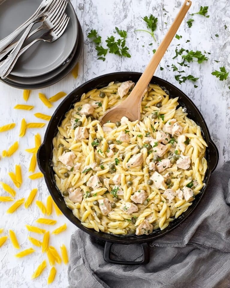 Chicken Piccata Pasta Toss Recipe