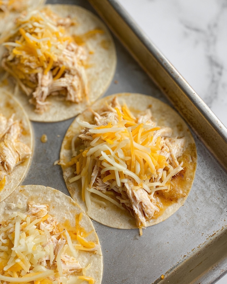 A close-up of a golden brown folded taco held by a woman's hand, showing melted shredded cheese peeking out from the top edge with slightly crispy texture. The taco shell is smooth and slightly oily, with a glossy sheen from dipping. Below the taco, there is a small round bowl filled with light brown sauce, with a smooth surface and glossy finish. The background is a white marbled texture, giving a clean and bright look to the image. Photo taken with an iphone --ar 4:5 --v 7