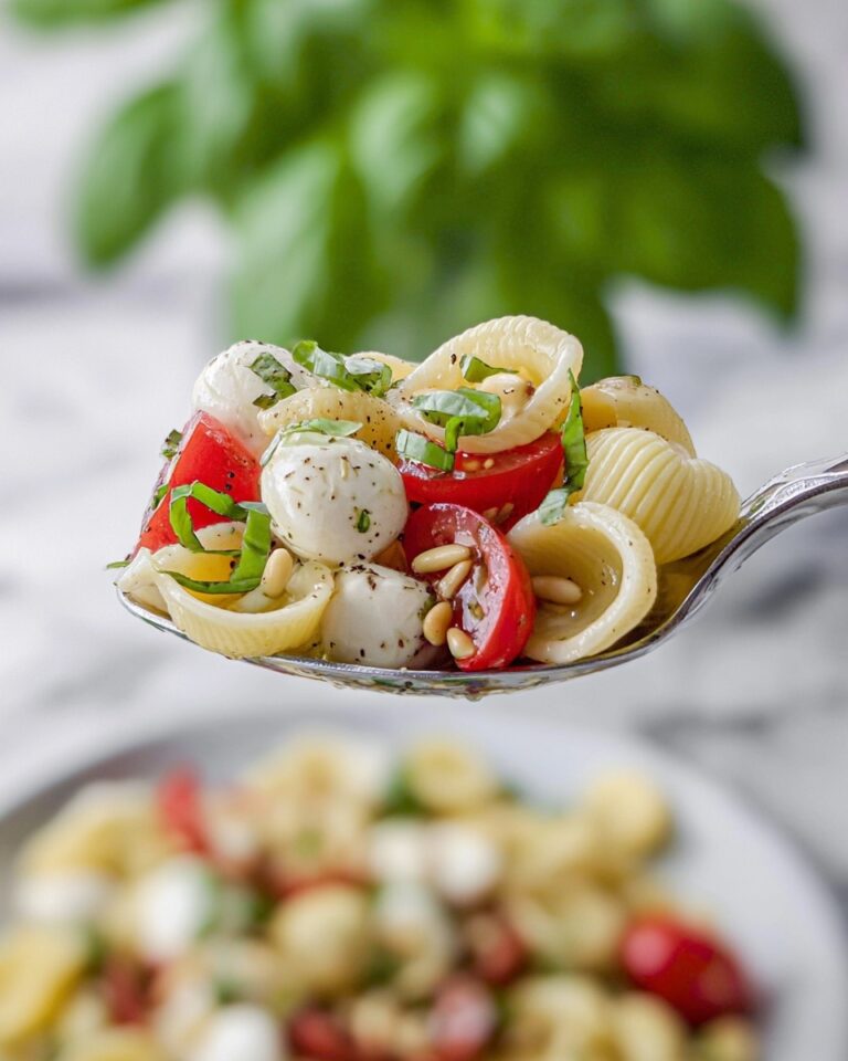 Caprese Pasta Salad with Herb Vinaigrette Recipe