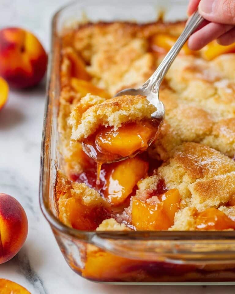 Easy Peach Cobbler Recipe