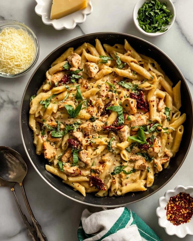 Sun-Dried Tomato Pasta with Chicken Recipe