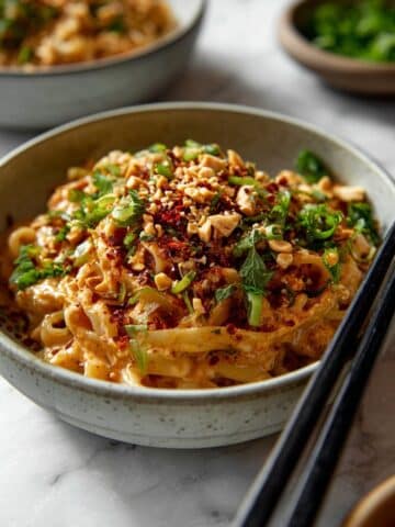 Spicy Peanut Butter Noodles Recipe