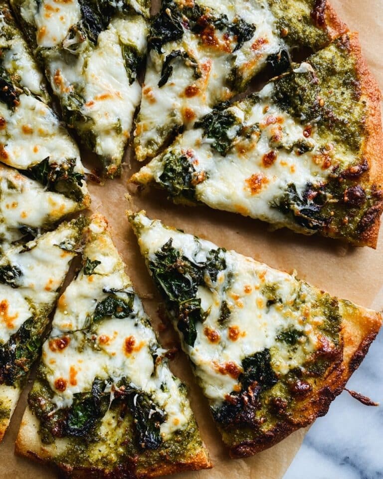 Kale Pesto Pizza Recipe