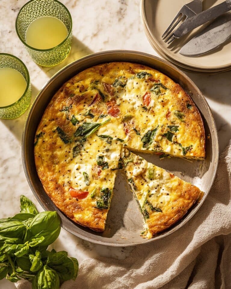 Tomato and Spinach Frittata Recipe