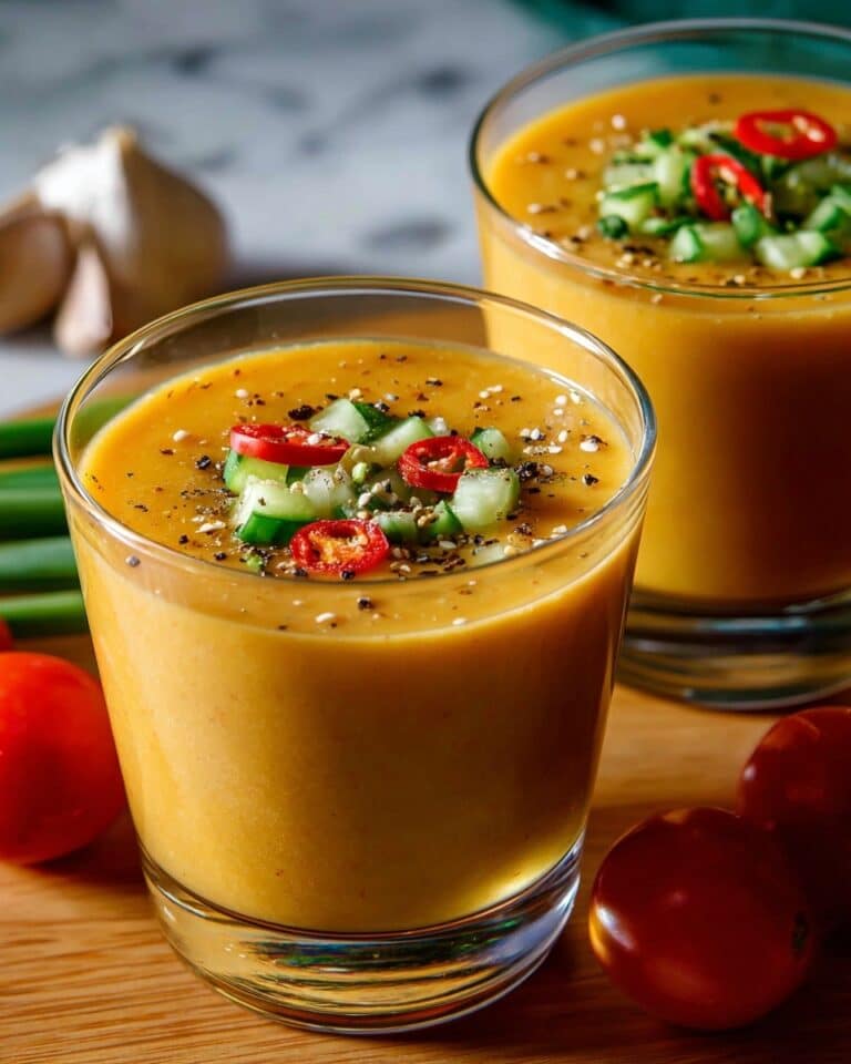 Cold Spanish Gazpacho Andaluz Recipe