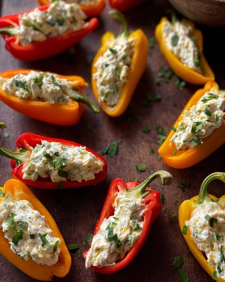 Cream Cheese Stuffed Mini Bell Peppers Recipe