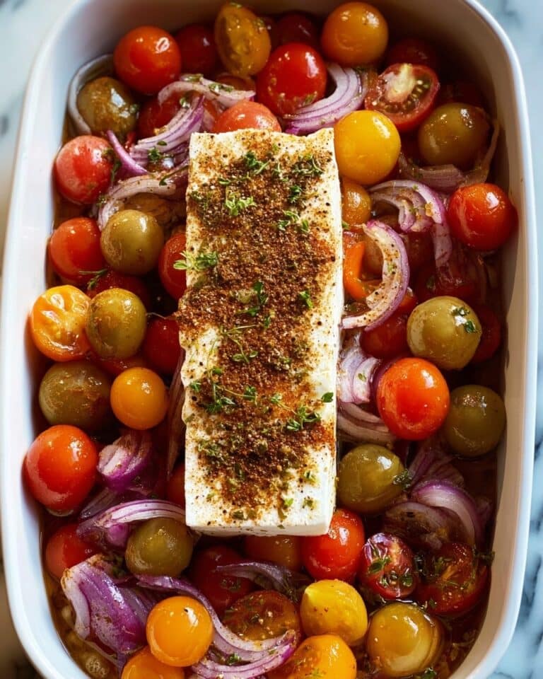 Tomato and Goat Cheese Bake with Spinach and Farro Recipe